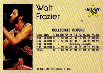 1993-94 Star #8 Walt Frazier Back