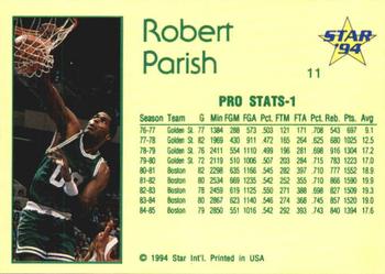 1993-94 Star #11 Robert Parish Back