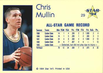 1993-94 Star #29 Chris Mullin Back
