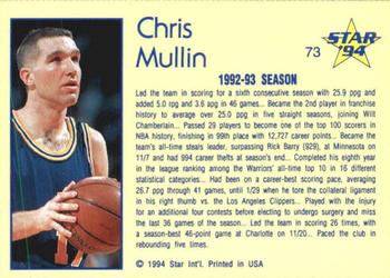 1993-94 Star #73 Chris Mullin Back