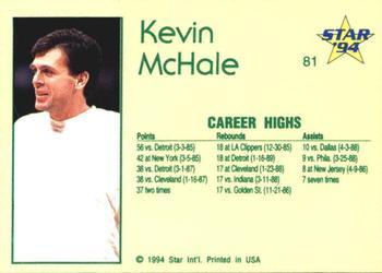 1993-94 Star #81 Kevin McHale Back