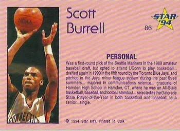 1993-94 Star #86 Scott Burrell Back