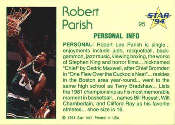 1993-94 Star #95 Robert Parish Back