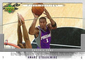 2007-08 Upper Deck First Edition - Behind the Glass #BG-AS Amare Stoudemire Front