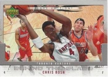 2007-08 Upper Deck First Edition - Behind the Glass #BG-CB Chris Bosh Front