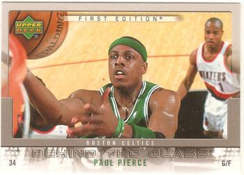 2007-08 Upper Deck First Edition - Behind the Glass #BG-PP Paul Pierce Front