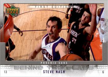 2007-08 Upper Deck First Edition - Behind the Glass #BG-SN Steve Nash Front