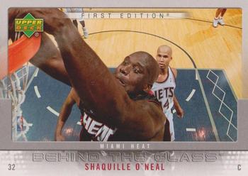 2007-08 Upper Deck First Edition - Behind the Glass #BG-SO Shaquille O'Neal Front