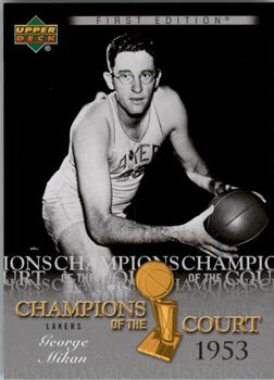 2007-08 Upper Deck First Edition - Champions of the Court #CC-GM George Mikan Front
