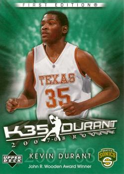 2007-08 Upper Deck First Edition - Kevin Durant Exclusive #KD4 Kevin Durant Front