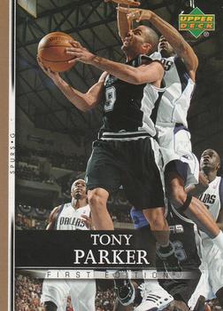 2007-08 Upper Deck First Edition - Gold #28 Tony Parker Front