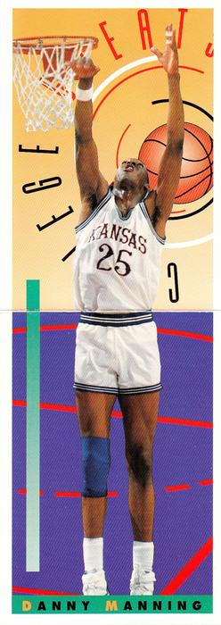 1993 Kellogg's College Greats Postercards #NNO Danny Manning Front