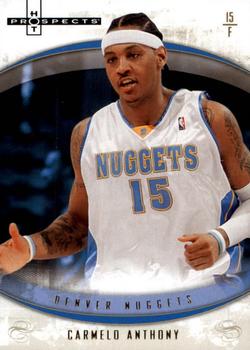 2007-08 Fleer Hot Prospects #2 Carmelo Anthony Front