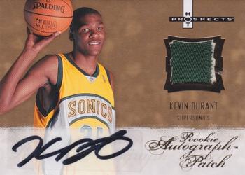 2007-08 Fleer Hot Prospects #123 Kevin Durant Front