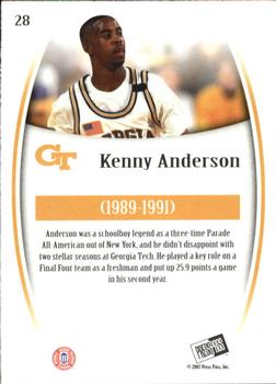 2007-08 Press Pass Legends #28 Kenny Anderson Back