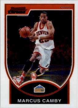 2007-08 Bowman - Chrome #46 Marcus Camby Front
