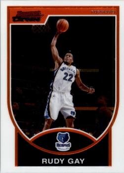 2007-08 Bowman - Chrome #76 Rudy Gay Front