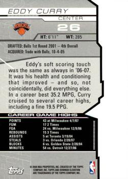 2007-08 Bowman Elevation #26 Eddy Curry Back
