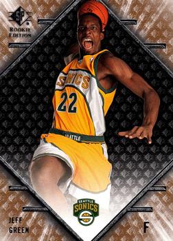 2007-08 SP Rookie Edition #64 Jeff Green Front
