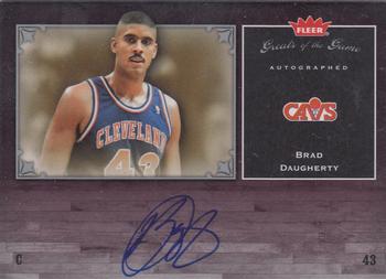 2005-06 Fleer Greats of the Game - Autographs #GG-BD Brad Daugherty Front