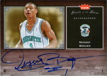 2005-06 Fleer Greats of the Game - Autographs #GG-BO Muggsy Bogues Front