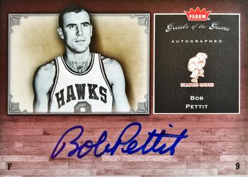 2005-06 Fleer Greats of the Game - Autographs #GG-BP Bob Pettit Front