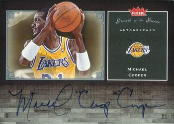 2005-06 Fleer Greats of the Game - Autographs #GG-CO Michael Cooper Front