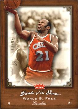 2005-06 Fleer Greats of the Game - Gold #2 World B. Free Front