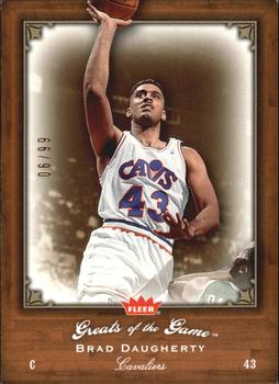2005-06 Fleer Greats of the Game - Gold #8 Brad Daugherty Front