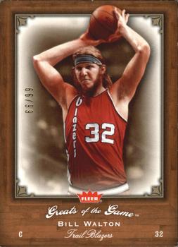 2005-06 Fleer Greats of the Game - Gold #14 Bill Walton Front