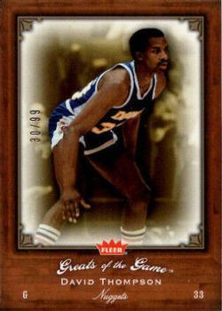 2005-06 Fleer Greats of the Game - Gold #36 David Thompson Front