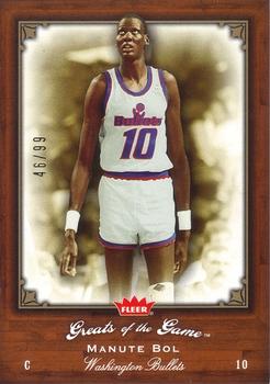 2005-06 Fleer Greats of the Game - Gold #55 Manute Bol Front