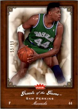 2005-06 Fleer Greats of the Game - Gold #78 Sam Perkins Front