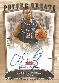 2005-06 Fleer Greats of the Game - Gold #106 Antoine Wright Front