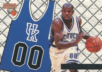 1996 Score Board Rookies - College Jerseys #J22 Tony Delk Front