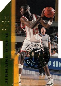 1996 Score Board Rookies - Rookie #1 Die Cuts #17 Jermaine O'Neal Front