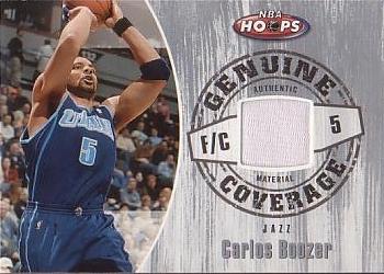 2005-06 Hoops - Genuine Coverage #GC-CB Carlos Boozer Front