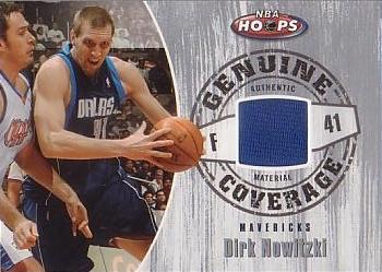 2005-06 Hoops - Genuine Coverage #GC-DN Dirk Nowitzki Front