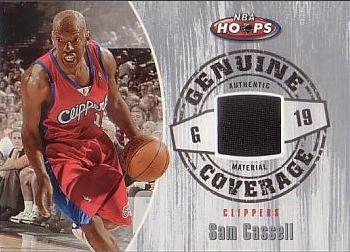2005-06 Hoops - Genuine Coverage #GC-SC Sam Cassell Front