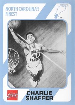 1989 Collegiate Collection North Carolina's Finest #163 Charlie Shaffer Front