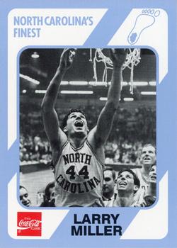 1989 Collegiate Collection North Carolina's Finest #26 Larry Miller Front