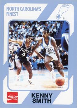 1989 Collegiate Collection North Carolina's Finest #66 Kenny Smith Front
