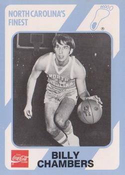1989 Collegiate Collection North Carolina's Finest #190 Billy Chambers Front
