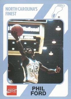 1989 Collegiate Collection North Carolina's Finest #7 Phil Ford Front