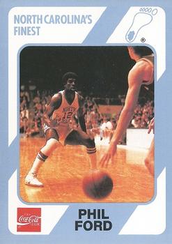 1989 Collegiate Collection North Carolina's Finest #10 Phil Ford Front