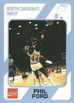 1989 Collegiate Collection North Carolina's Finest #11 Phil Ford Front