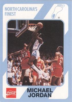 1989 Collegiate Collection North Carolina's Finest #13 Michael Jordan Front