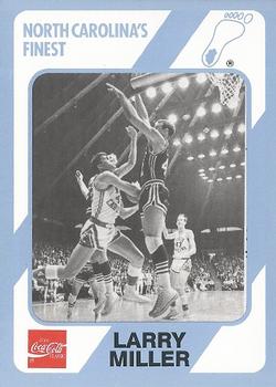 1989 Collegiate Collection North Carolina's Finest #27 Larry Miller Front