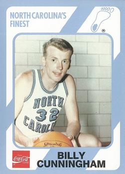 1989 Collegiate Collection North Carolina's Finest #40 Billy Cunningham Front