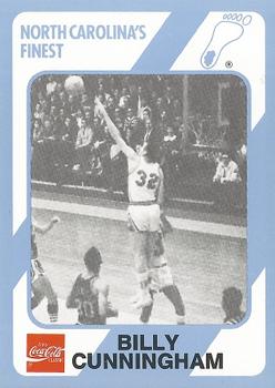 1989 Collegiate Collection North Carolina's Finest #61 Billy Cunningham Front
